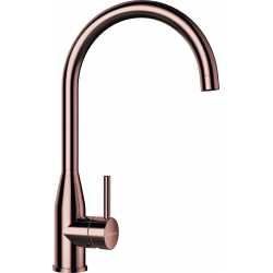 SCHOCK KAVUS GRIFO MONOCOMANDO PARA FREGADERO CAÑO ALTO ACERO INOX ORO ROSA
