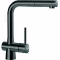 SCHOCK LAIOS GRIFO MONOCOMANDO PARA FREGADERO CAÑO ALTO EXTRAÍBLE ACERO INOX GUN METAL