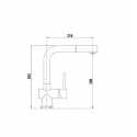SCHOCK LAIOS SINGLE LEVER SINK MIXER TAP WITH PULL OUT SPRAY STAINLESS STEEL WHITE GOLD