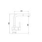 SCHOCK LAIOS ROBINET MITIGEUR MONOCOMMANDE AVEC DOUCHETTE EXTRACTIBLE ACIER INOX OR BLANC