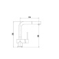 SCHOCK LAIOS ROBINET MITIGEUR MONOCOMMANDE AVEC DOUCHETTE EXTRACTIBLE ACIER INOX OR ROSA