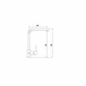 SCHOCK AQUAVIVA ROBINET MITIGEUR MONOCOMMANDE AVEC DOUCHETTE EXTRACTIBLE CHROME ET ANTHRACITE