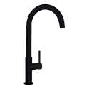 SCHOCK AQUADROP SINGLE LEVER KITCHEN SINK MIXER TAP PURE BLACK
