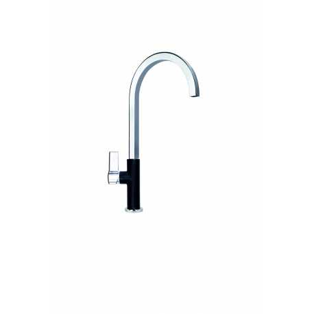 SCHOCK NEW AQUAARCO MISCELATORE MONOCOMANDO CROMATO E NERO