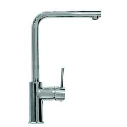 SCHOCK AQUATREND GRIFO MONOCOMANDO PARA FREGADERO CAÑO HORIZONTAL ACERO INOXIDABLE ÓPTICO