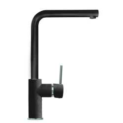 SCHOCK AQUATREND GRIFO MONOCOMANDO PARA FREGADERO CAÑO HORIZONTAL ANTRACITA