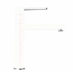 SCHOCK AQUALINE SINGLE LEVER KITCHEN SINK MIXER TAP WHITE