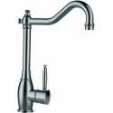 SCHOCK RESI GRIFO MONOCOMANDO PARA FREGADERO CAÑO HORIZONTAL ACERO INOXIDABLE
