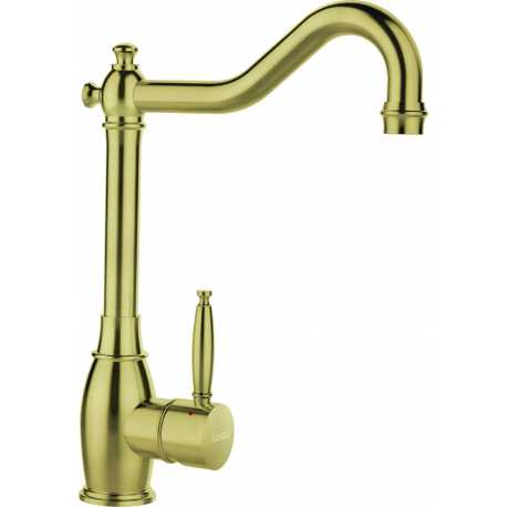 SCHOCK RESI EINHAND SPÜLTISCHMISCHER EDELSTAHL WHITE GOLD