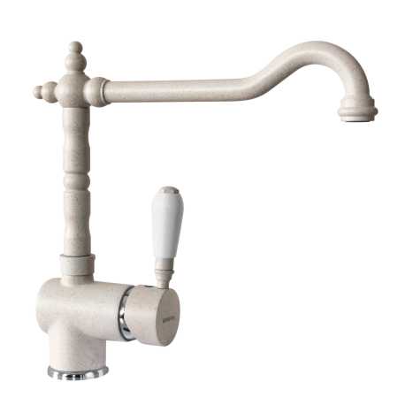 SCHOCK AQUASTYLE SINGLE LEVER KITCHEN SINK MIXER TAP OATMEAL