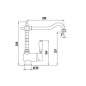 SCHOCK AQUASTYLE SINGLE LEVER KITCHEN SINK MIXER TAP OATMEAL