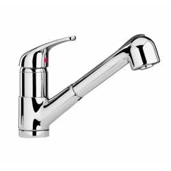 SCHOCK AQUASMART DOCCIA MISCELATORE MONOCOMANDO CON DOCCETTA ESTRAIBILE CROMATO