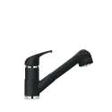 SCHOCK OMEGA DOCCIA SINGLE LEVER SINK MIXER TAP WITH PULL OUT SPRAY BLACK