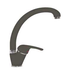 SCHOCK OMEGA ALTO EINHAND SPÜLTISCHMISCHER BRAUSE ASPHALT