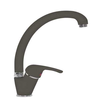 SCHOCK OMEGA ALTO EINHAND SPÜLTISCHMISCHER BRAUSE ASPHALT