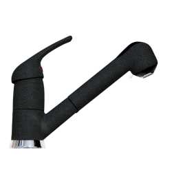 SCHOCK AQUAPLUS ROBINET MITIGEUR MONOCOMMANDE AVEC DOUCHETTE EXTRACTIBLE ANTHRACITE