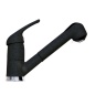 SCHOCK AQUAPLUS SINGLE LEVER SINK MIXER TAP WITH PULL OUT SPRAY ANTHRACITE