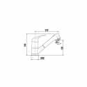 SCHOCK AQUAPLUS SINGLE LEVER SINK MIXER TAP WITH PULL OUT SPRAY ANTHRACITE