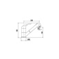 SCHOCK AQUAPLUS GRIFO MONOCOMANDO PARA FREGADERO CAÑO HORIZONTAL EXTRAÍBLE ANTRACITA