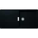SCHOCK KITCHEN SINK TIA D100L - 1 BOWL CRISTADUR PURE BLACK