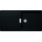 FREGADERO SCHOCK TIA D100L DE 1 SENO CRISTADUR NEGRO PURO