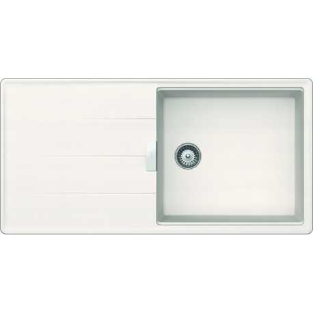 SCHOCK EINBAUSPÜLE TIA D100L CRISTADUR WEISS PURO SCHOCK EINBAUSPÜLE TIA D100L CRISTADUR WEISS PURO