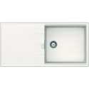 SCHOCK KITCHEN SINK TIA D100L - 1 BOWL CRISTADUR PURE WHITE