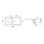 SCHOCK KITCHEN SINK TIA D100L - 1 BOWL CRISTADUR SILVERSTONE
