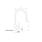 SCHOCK AQUASNAKE SINGLE LEVER KITCHEN SINK MIXER TAP WITH PULL OUT SPRAY WHITE