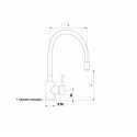 SCHOCK AQUASNAKE SINGLE LEVER KITCHEN SINK MIXER TAP WITH PULL OUT SPRAY BLACK