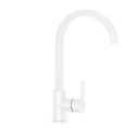 SCHOCK AQUACUBE SINGLE LEVER KITCHEN SINK MIXER TAP WHITE