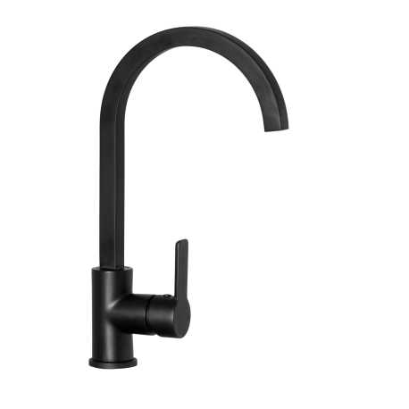 SCHOCK AQUACUBE SINGLE LEVER KITCHEN SINK MIXER TAP BLACK