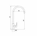 SCHOCK AQUACUBE SINGLE LEVER KITCHEN SINK MIXER TAP ANTHRACITE