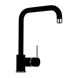 SCHOCK AQUATOP GRIFO MONOCOMANDO PARA FREGADERO CAÑO HORIZONTAL NEGRO