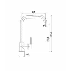 SCHOCK AQUATOP SINGLE LEVER KITCHEN SINK MIXER TAP BLACK