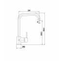 SCHOCK AQUATOP SINGLE LEVER KITCHEN SINK MIXER TAP ALUMINA