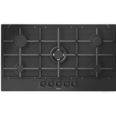 SCHOCK GASKOCHFELD SILVER PC90AV MATT SCHWARZ 90 CM