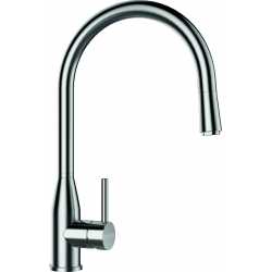SCHOCK KAVUS DOCCIA MISCELATORE MONOCOMANDO CON DOCCETTA ESTRAIBILE ACCIAIO INOX MASSICCIO