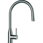 SCHOCK KAVUS DOCCIA GRIFO MONOCOMANDO PARA FREGADERO CAÑO ALTO EXTRAÍBLE ACERO INOX