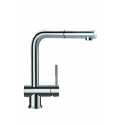 SCHOCK AQUAINOX DOCCIA SINGLE LEVER KITCHEN SINK MIXER TAP WITH PULL OUT SPRAY STAINLESS STEEL