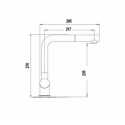 SCHOCK AQUAINOX DOCCIA SINGLE LEVER KITCHEN SINK MIXER TAP WITH PULL OUT SPRAY STAINLESS STEEL