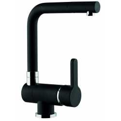 SCHOCK AQUAWINDOW LINEA UNDER WINDOW KITCHEN SINGLE LEVER SINK MIXER TAP BLACK