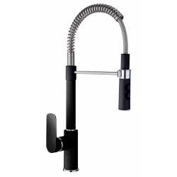 SCHOCK AQUASOFT SINGLE LEVER KITCHEN SINK MIXER TAP BLACK