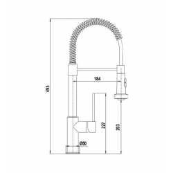 SCHOCK AQUASOFT SMALL EINHAND SPÜLTISCHMISCHER CHROM