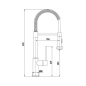 SCHOCK AQUASOFT SMALL ROBINET MITIGEUR MONOCOMMANDE CHROME