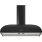 HOTTE DÉCORATIVE MURALE SMEG KS89AOE ANTHRACITE ESTHÉTIQUE COLONIALE 90 CM