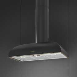 SMEG WALL MOUNTED CHIMNEY HOOD KS89AOE ANTHRACITE AESTHETIC COLONIALE 90 CM