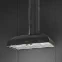 CAMPANA A PARED SMEG KS89AOE COLOR ANTRACITA ESTETICA COLONIALE 90 CM