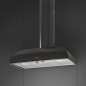 HOTTE DÉCORATIVE MURALE SMEG KS89AOE ANTHRACITE ESTHÉTIQUE COLONIALE 90 CM