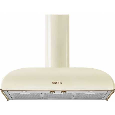 SMEG DEKORWANDHAUBE KS89POE CREME DESIGNLINIE COLONIALE 90 CM EEK A